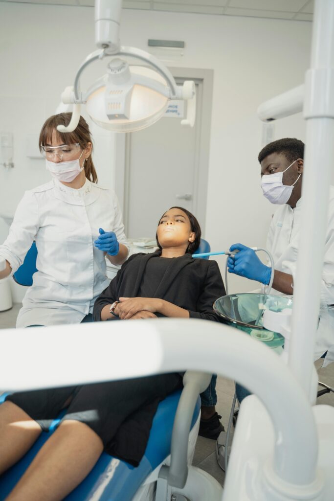 Patient having an Appointment with a Dentist